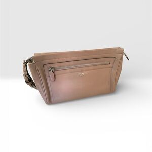 Coach Legacy Taupe Leather Clutch 2014 Re-Release